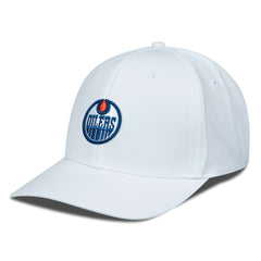 Edmonton Oilers Levelwear Rise Flex Hat - White - NHL