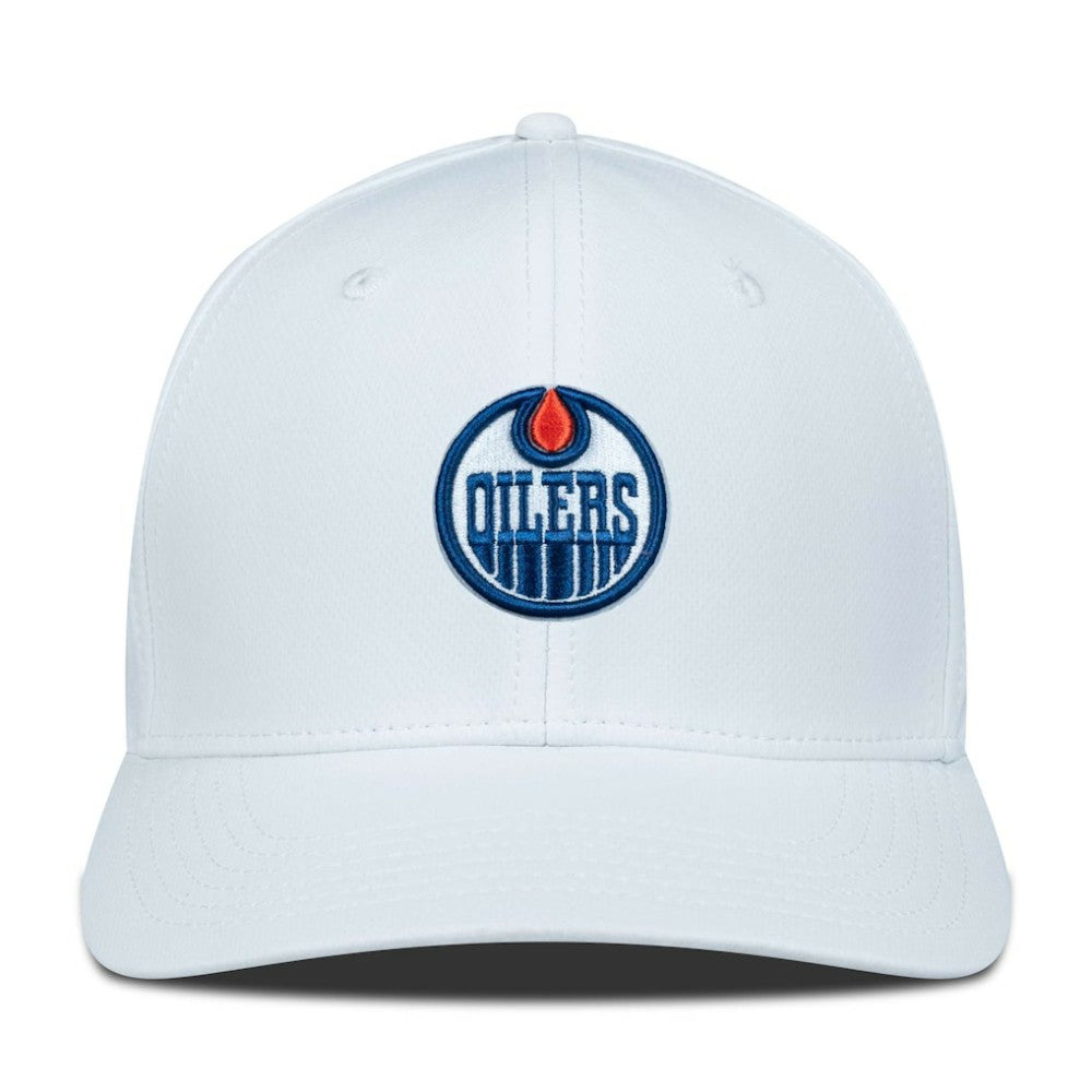 Edmonton Oilers Levelwear Rise Flex Hat - White - NHL