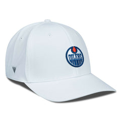 Edmonton Oilers Levelwear Rise Flex Hat - White - NHL
