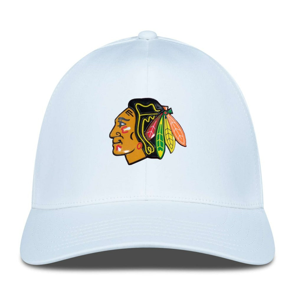 Chicago Blackhawks Levelwear Zeta Flex Hat - White - NHL