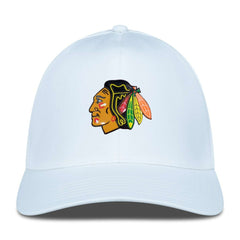 Chicago Blackhawks Levelwear Zeta Flex Hat - White - NHL