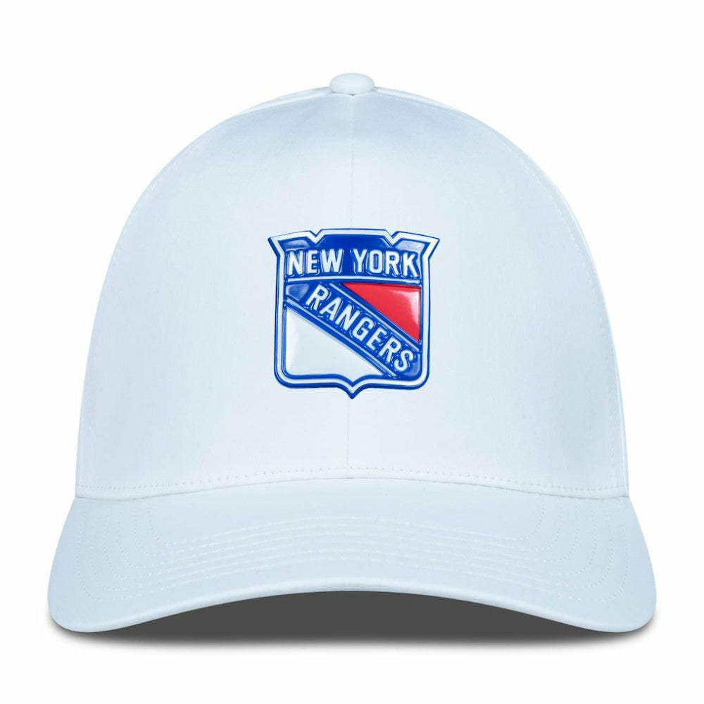 New York Rangers Levelwear Zeta Flex Hat - White - NHL