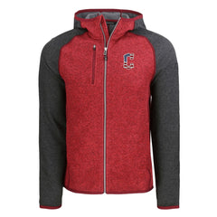 Cleveland Guardians Cutter & Buck Stars & Stripes Mainsail Sweater-Knit Full-Zip Hoodie - MLB