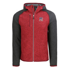 New York Yankees Cutter & Buck Stars & Stripes Mainsail Sweater-Knit Full-Zip Hoodie - MLB
