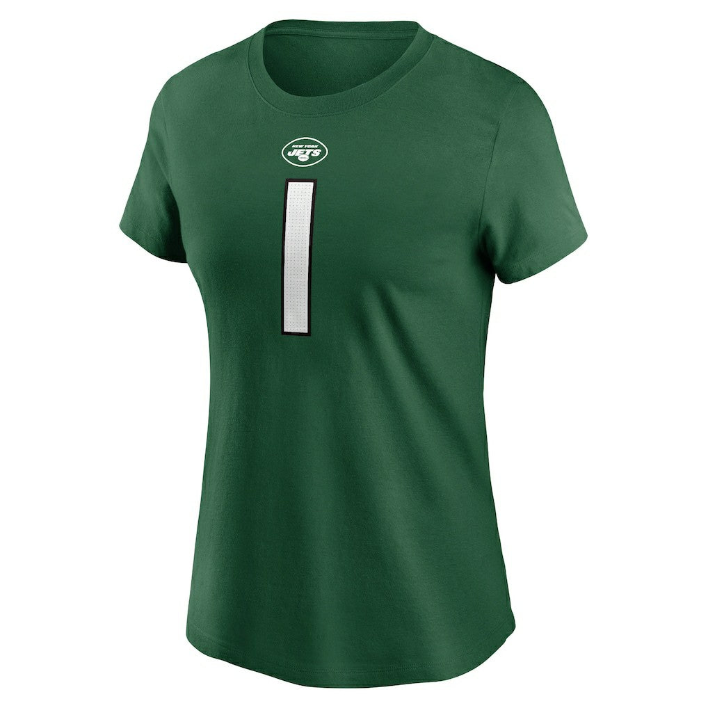 Sauce Gardner New York Jets Women's Player Name & Number T-Shirt Green | Nike for Sale