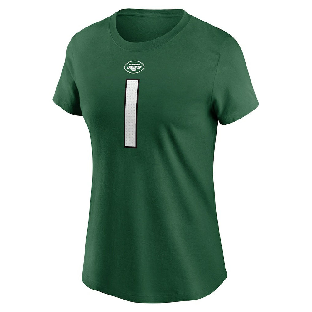 Sauce Gardner New York Jets Women's Player Name & Number T-Shirt Green | Nike for Sale