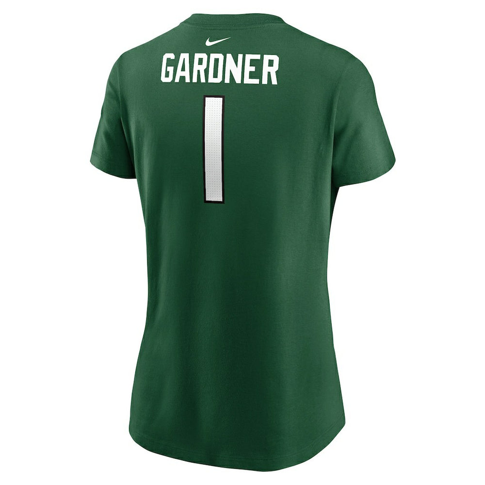 Sauce Gardner New York Jets Women's Player Name & Number T-Shirt Green | Nike for Sale