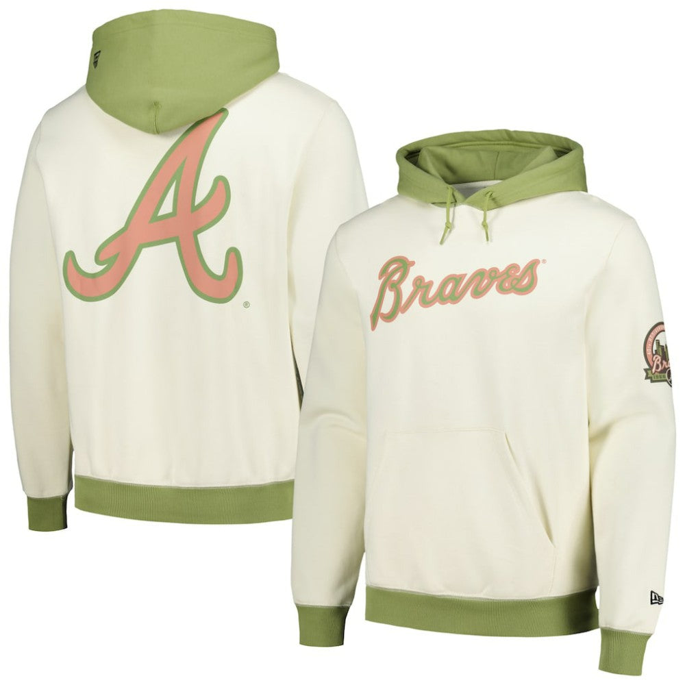 Atlanta Braves New Era Color Pop Pullover Hoodie - MLB