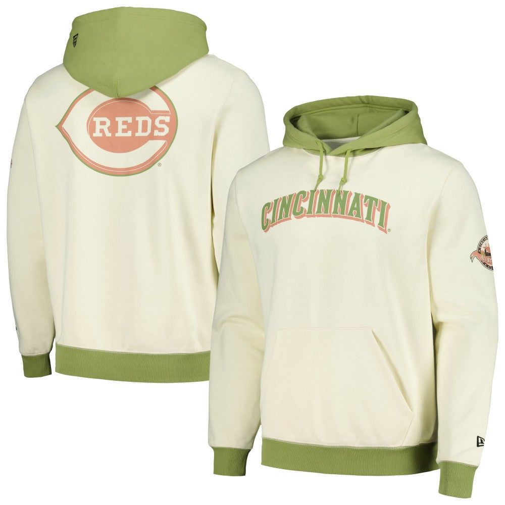 Cincinnati Reds New Era Color Pop Pullover Hoodie - MLB