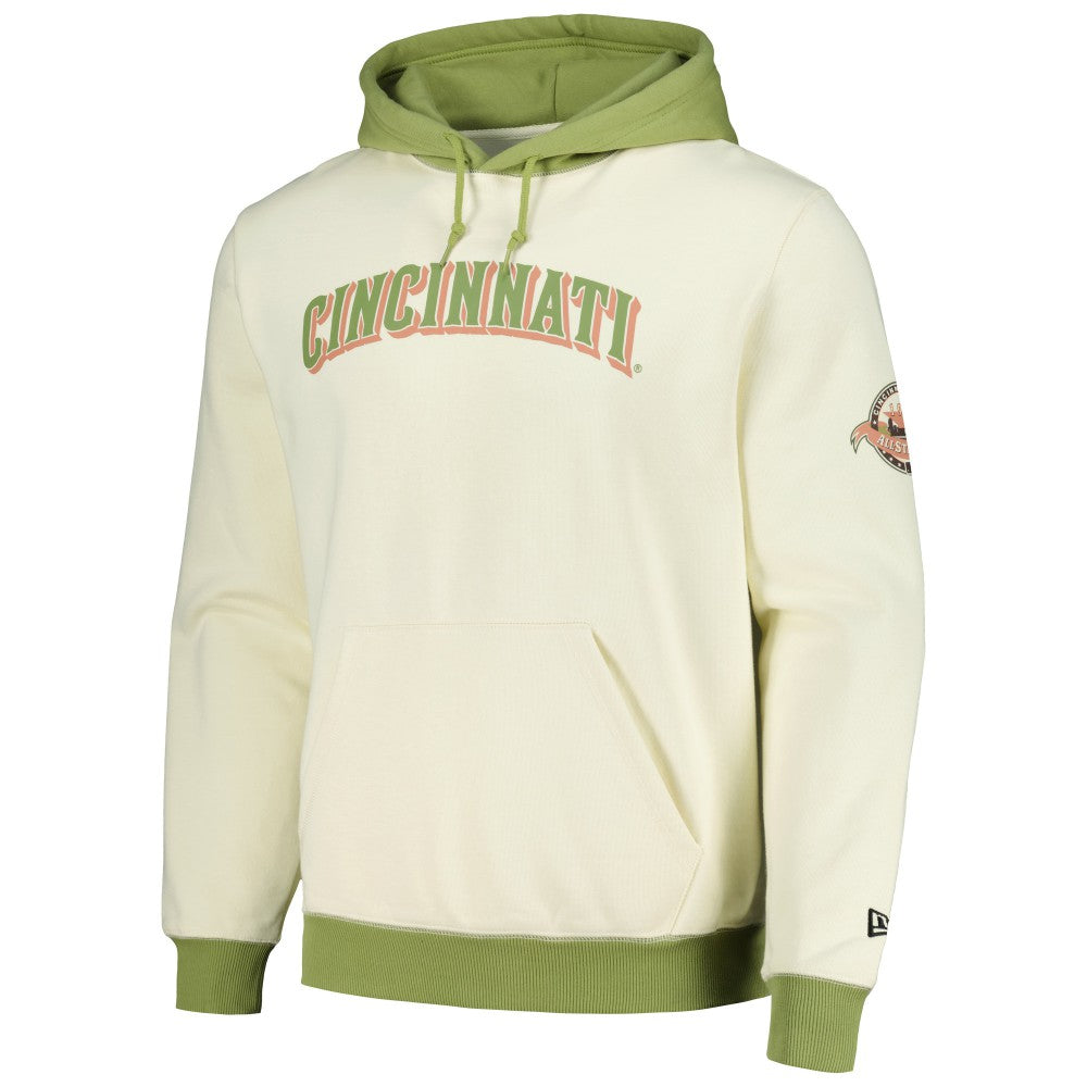 Cincinnati Reds New Era Color Pop Pullover Hoodie - MLB