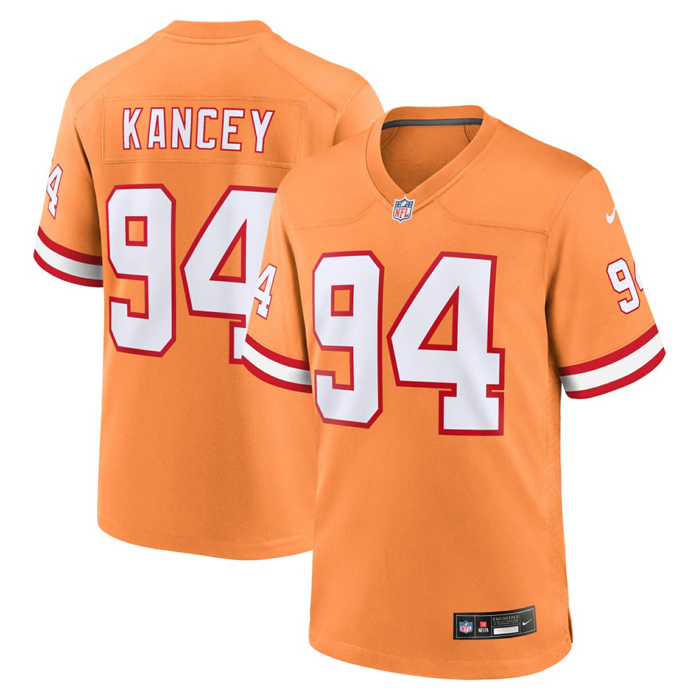 Calijah Kancey Tampa Bay Buccaneers Alternate Game Jersey Orange | Nike for Sale