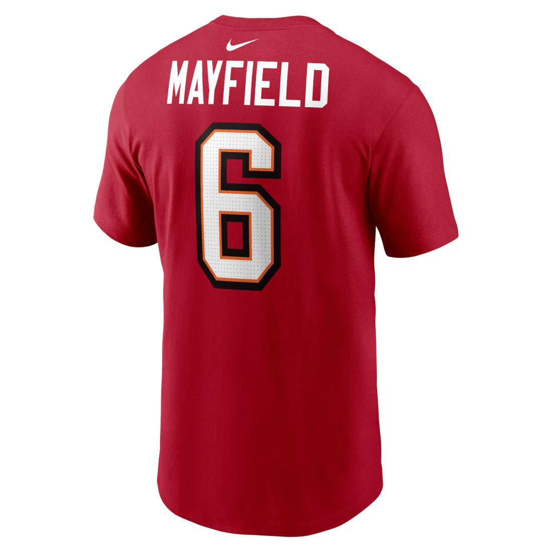 Baker Mayfield Tampa Bay Buccaneers Player Name & Number T-Shirt Red | Nike for Sale