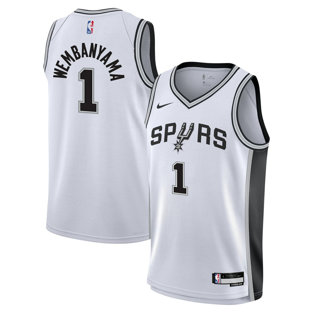 Victor Wembanyama San Antonio Spurs Youth Swingman Jersey Association Edition White - NBA