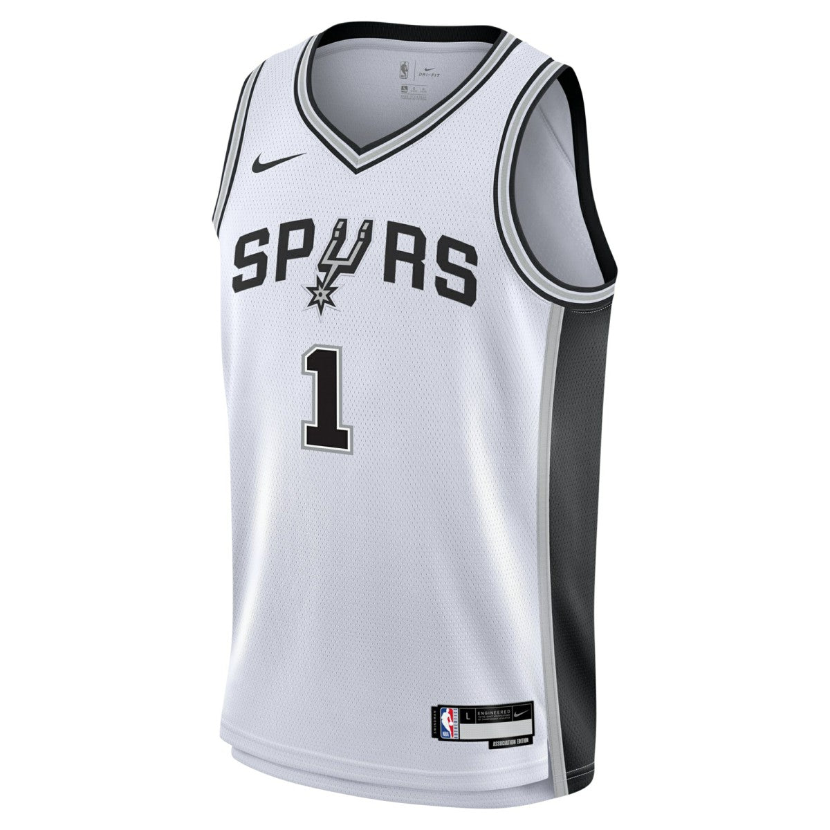 Victor Wembanyama San Antonio Spurs Youth Swingman Jersey Association Edition White - NBA