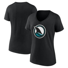 San Jose Sharks Fanatics Women's Alternate Graphic T-Shirt - Black - NHL