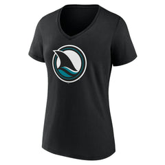 San Jose Sharks Fanatics Women's Alternate Graphic T-Shirt - Black - NHL