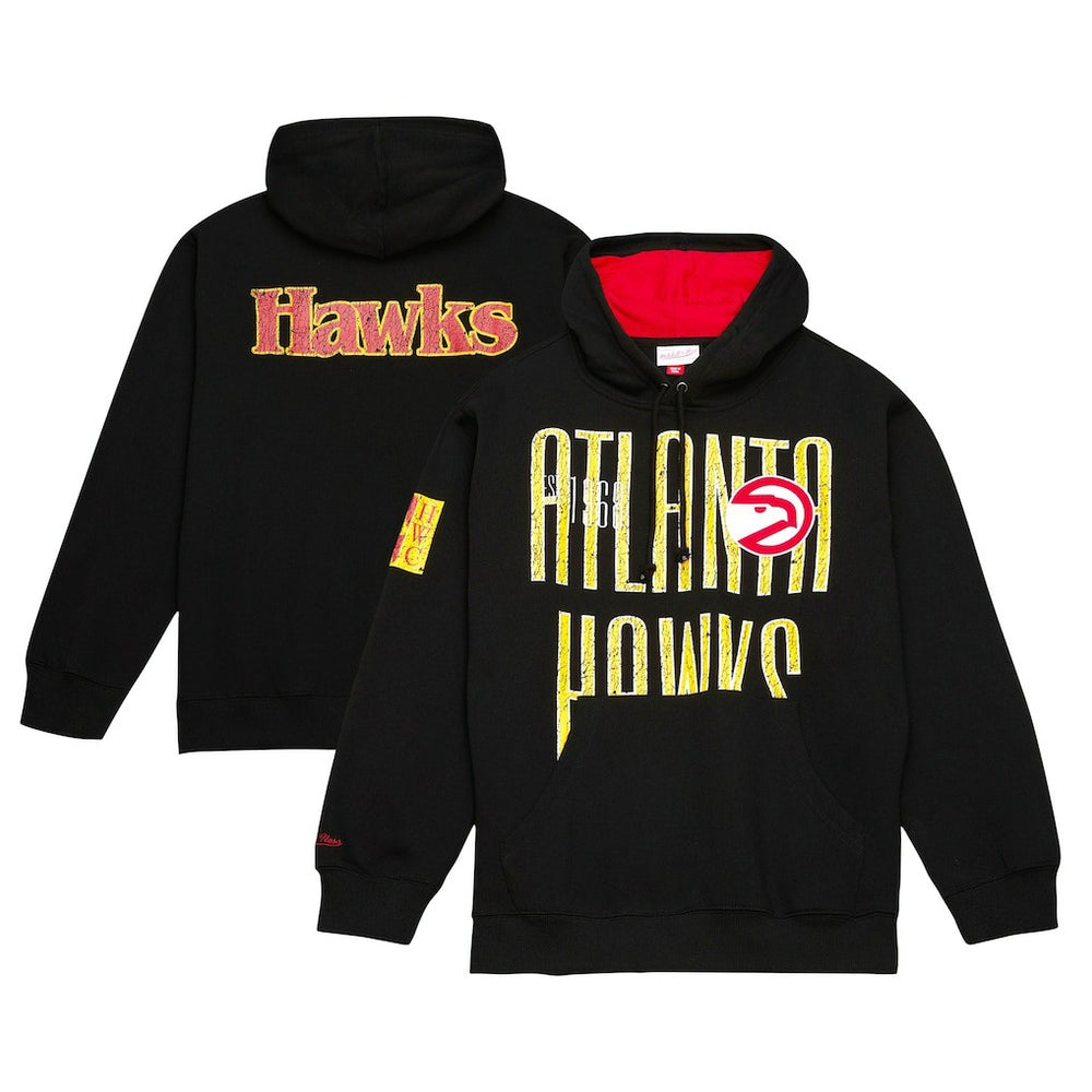 Atlanta Hawks Hardwood Classics OG 2.0 Pullover Hoodie Black - NBA