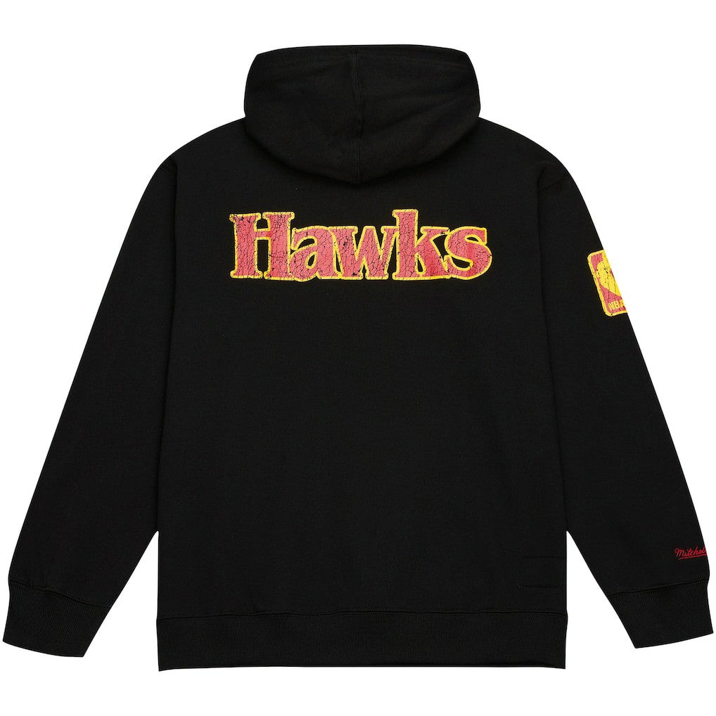 Atlanta Hawks Hardwood Classics OG 2.0 Pullover Hoodie Black - NBA