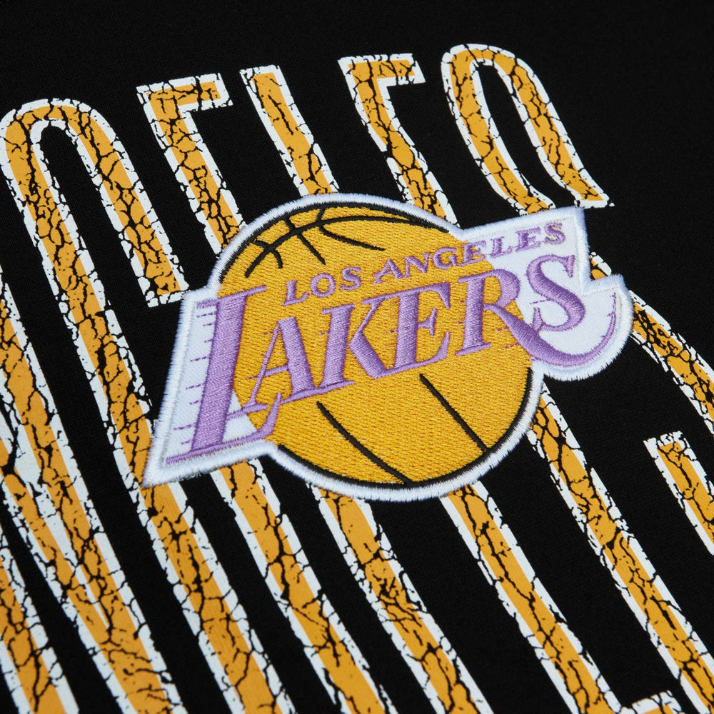 Los Angeles Lakers Hardwood Classics OG 2.0 Pullover Hoodie Black - NBA