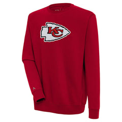 Kansas City Chiefs Antigua Victory Crewneck Pullover Sweatshirt Red | NFL