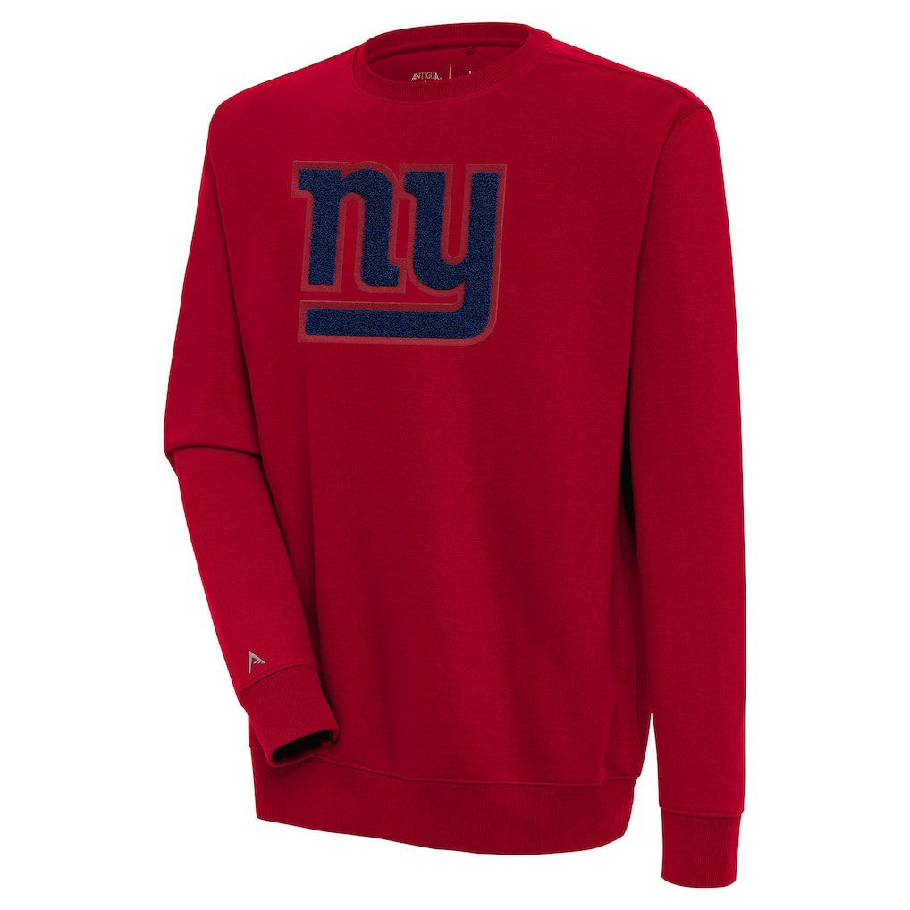 New York Giants Antigua Victory Crewneck Pullover Sweatshirt Red | NFL