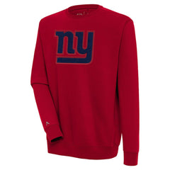 New York Giants Antigua Victory Crewneck Pullover Sweatshirt Red | NFL