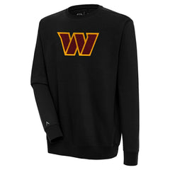 Washington Commanders Antigua Victory Crewneck Pullover Sweatshirt Black | NFL