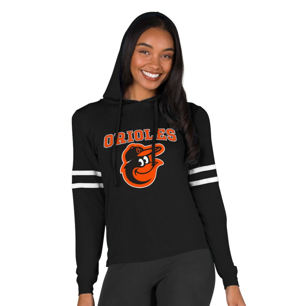 Baltimore Orioles Concepts Sport Women's Marathon Lightweight Lounge Pullover Hoodie - MLB