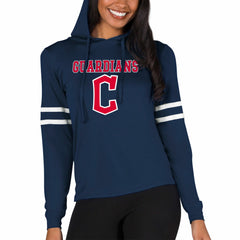 Cleveland Guardians Concepts Sport Women's Marathon Lightweight Lounge Pullover Hoodie - MLB