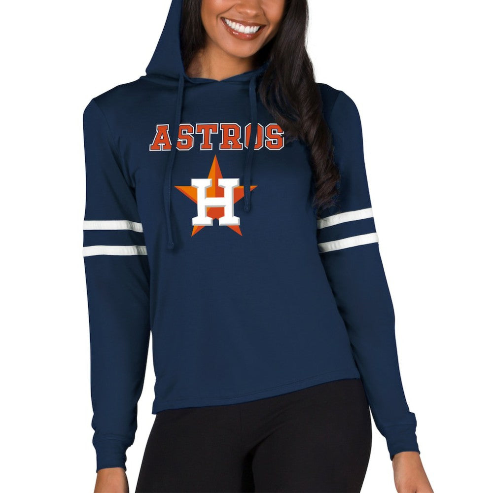 Houston Astros Concepts Sport Women's Marathon Lightweight Lounge Pullover Hoodie - MLB
