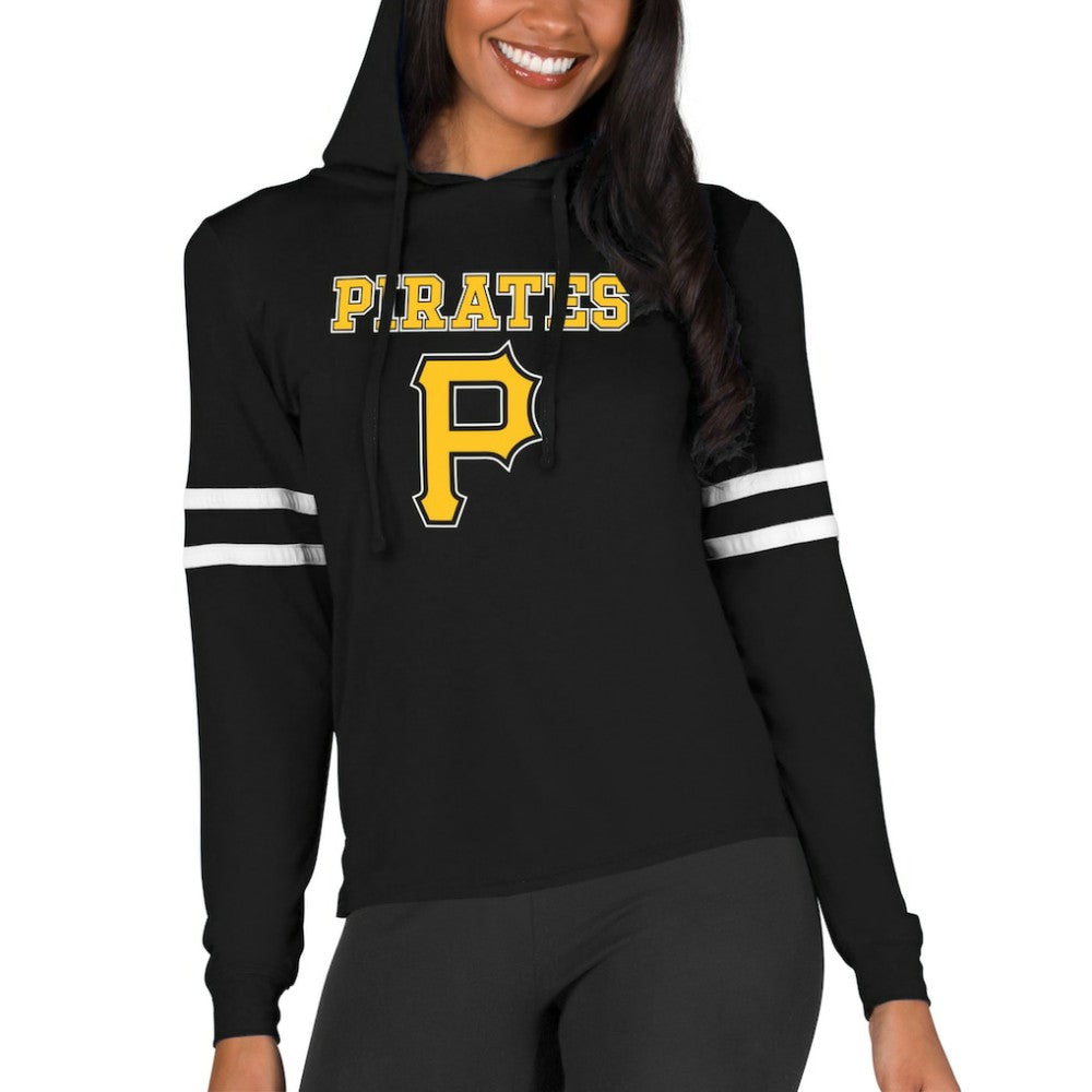 Pittsburgh Pirates Concepts Sport Women's Marathon Lightweight Lounge Pullover Hoodie - MLB