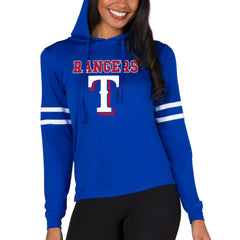 Texas Rangers Concepts Sport Women's Marathon Lightweight Lounge Pullover Hoodie - MLB