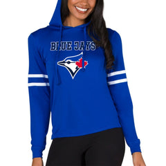 Toronto Blue Jays Concepts Sport Women's Marathon Lightweight Lounge Pullover Hoodie - MLB