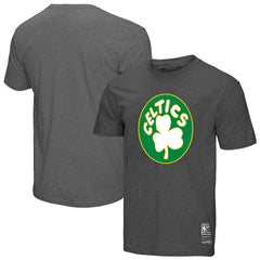 Boston Celtics Unisex Hardwood Classics MVP Throwback Logo T-Shirt Heather Gray - NBA