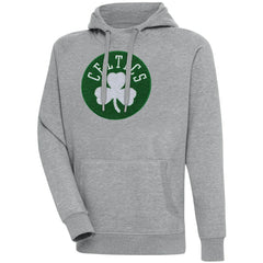 Boston Celtics Antigua Victory Pullover Hoodie Heather Gray - NBA