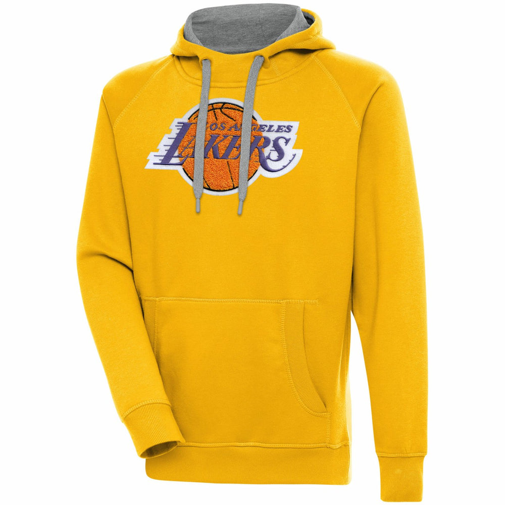 Los Angeles Lakers Antigua Victory Pullover Hoodie Gold - NBA