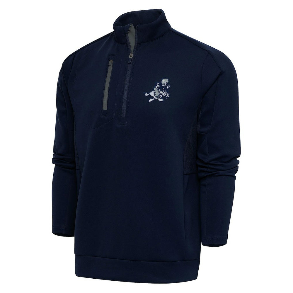 Dallas Cowboys Adult Throwback Logo Generation Quarter-Zip Pullover Top Navy | NFL