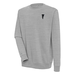 Atlanta Falcons Adult Throwback Logo Victory Pullover Sweatshirt Heather Gray | NFL