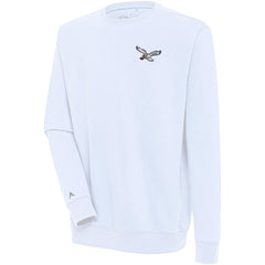 Philadelphia Eagles Adult Throwback Logo Victory Pullover Sweatshirt White | NFL