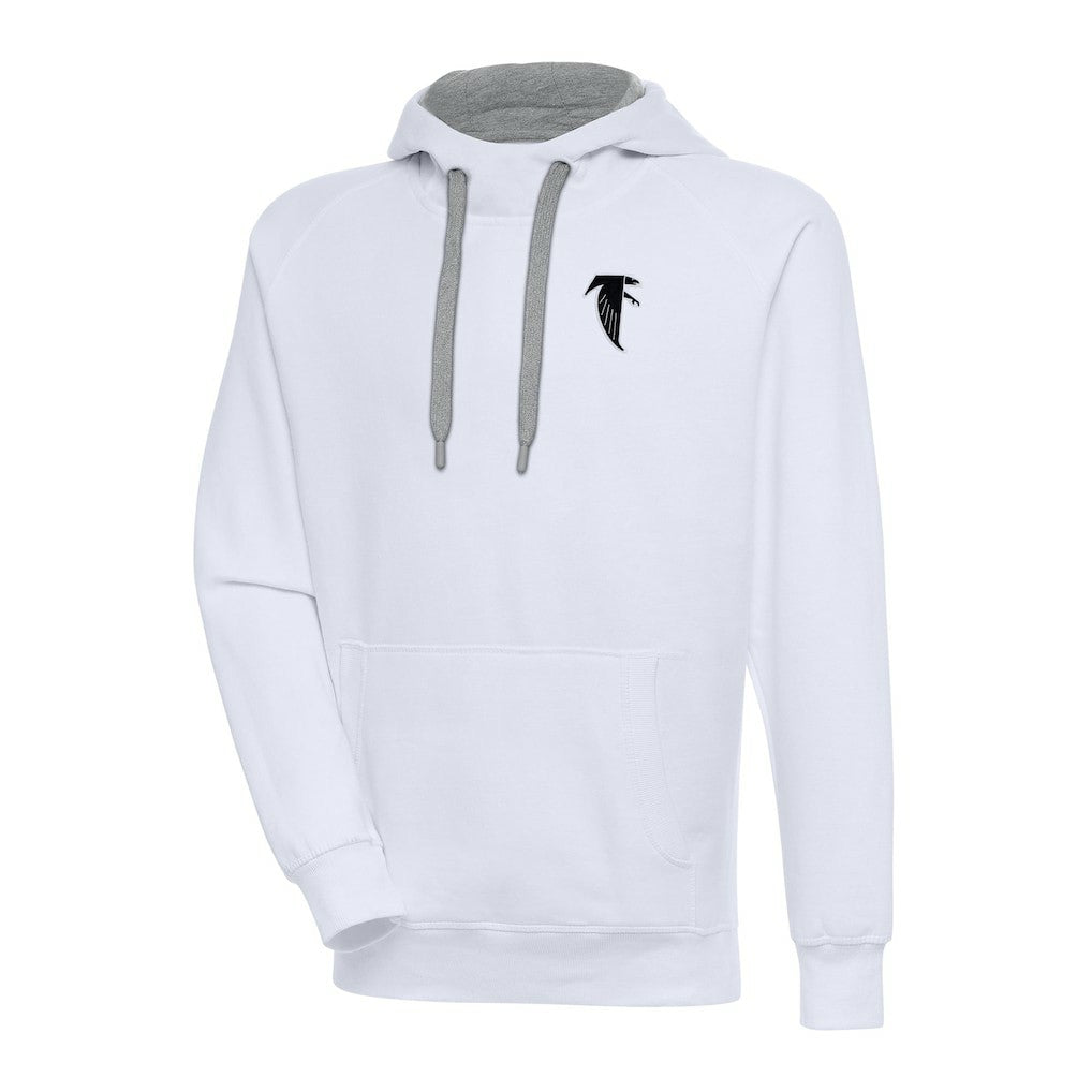 Atlanta Falcons Adult Throwback Logo Victory Pullover Hoodie White | NFL