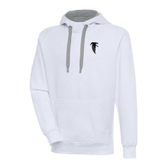 Atlanta Falcons Adult Throwback Logo Victory Pullover Hoodie White | NFL