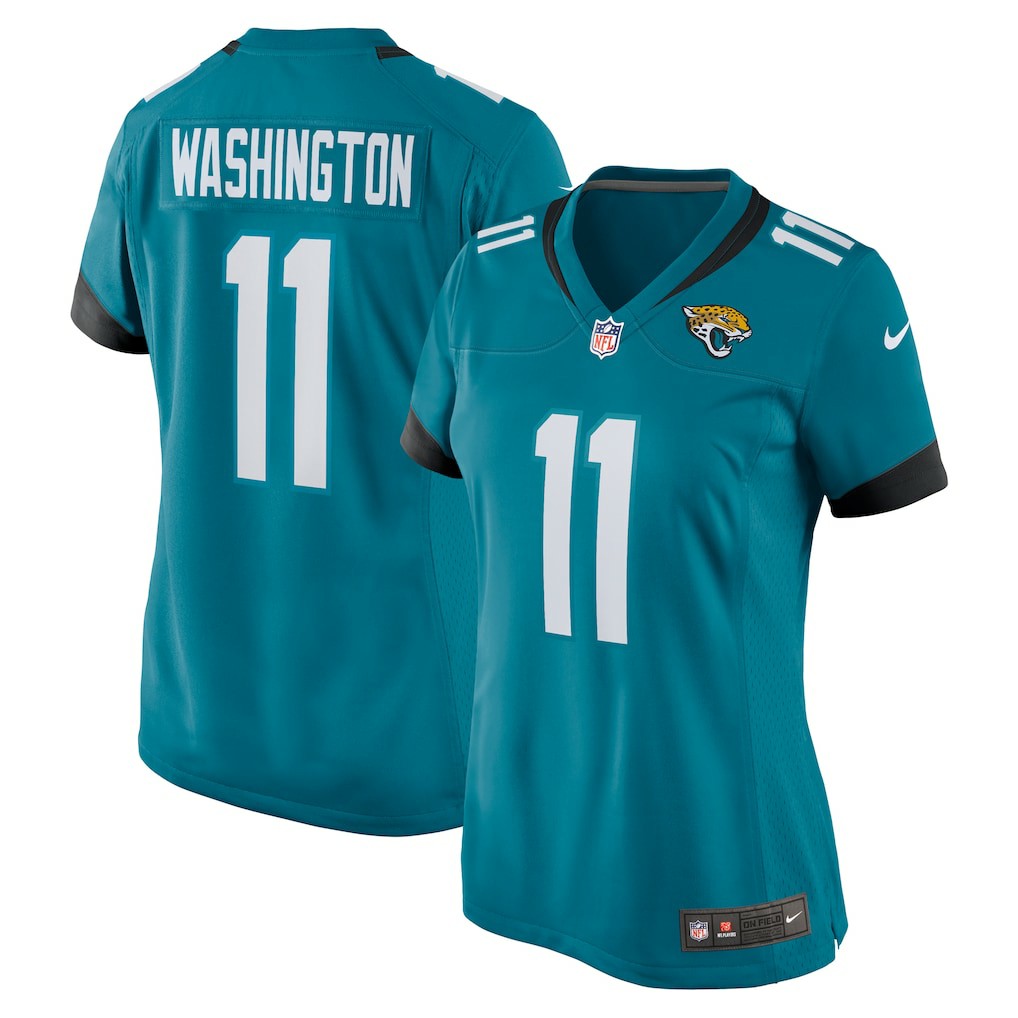 Parker Washington Jacksonville Jaguars Women's Team Game Jersey Teal | Nike for Sale