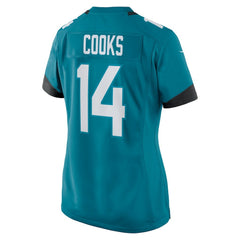 Elijah Cooks Jacksonville Jaguars Women's Team Game Jersey Teal | Nike for Sale