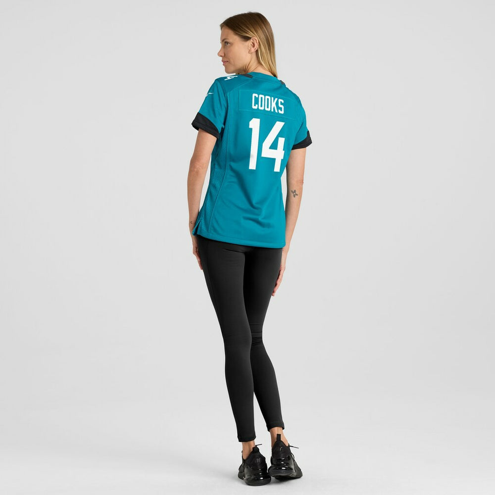 Elijah Cooks Jacksonville Jaguars Women's Team Game Jersey Teal | Nike for Sale
