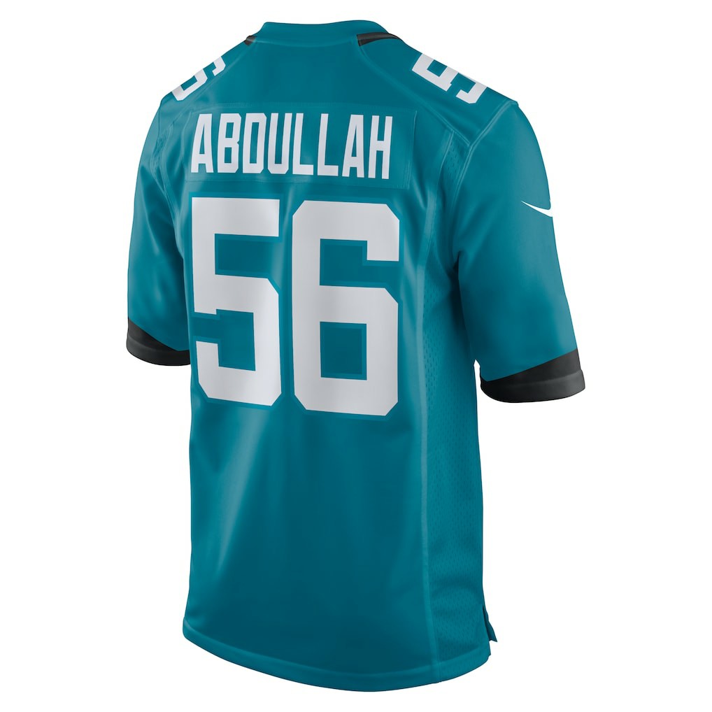 Yasir Abdullah Jacksonville Jaguars Team Game Jersey Teal | Nike for Sale
