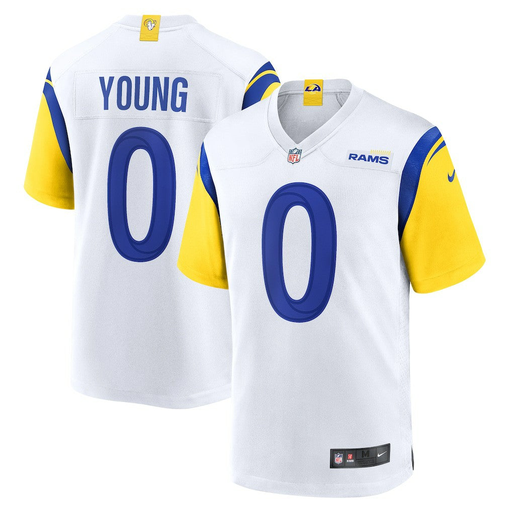 Byron Young Los Angeles Rams Team Game Jersey White | Nike for Sale