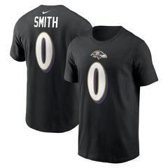 Roquan Smith Baltimore Ravens Player Name & Number T-Shirt Black | Nike for Sale
