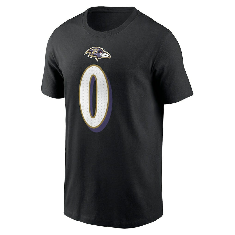 Roquan Smith Baltimore Ravens Player Name & Number T-Shirt Black | Nike for Sale