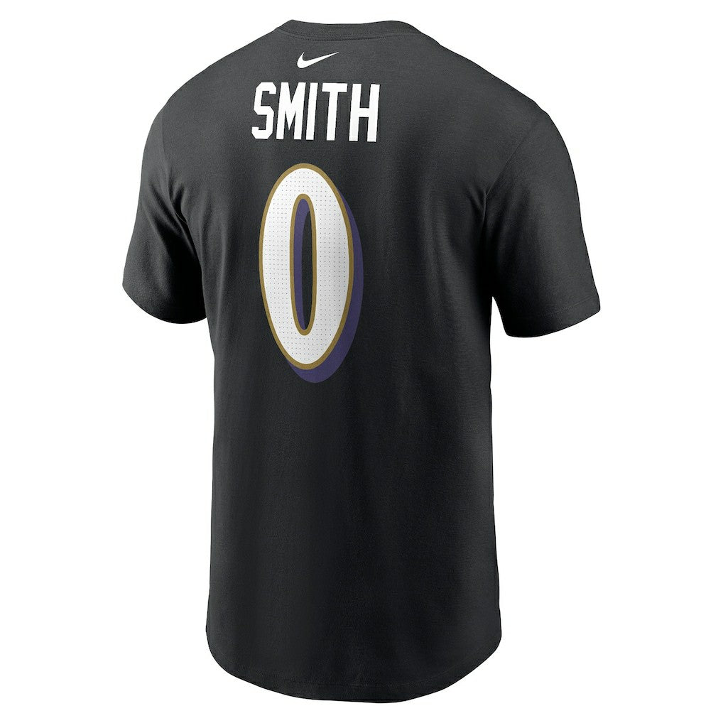 Roquan Smith Baltimore Ravens Player Name & Number T-Shirt Black | Nike for Sale