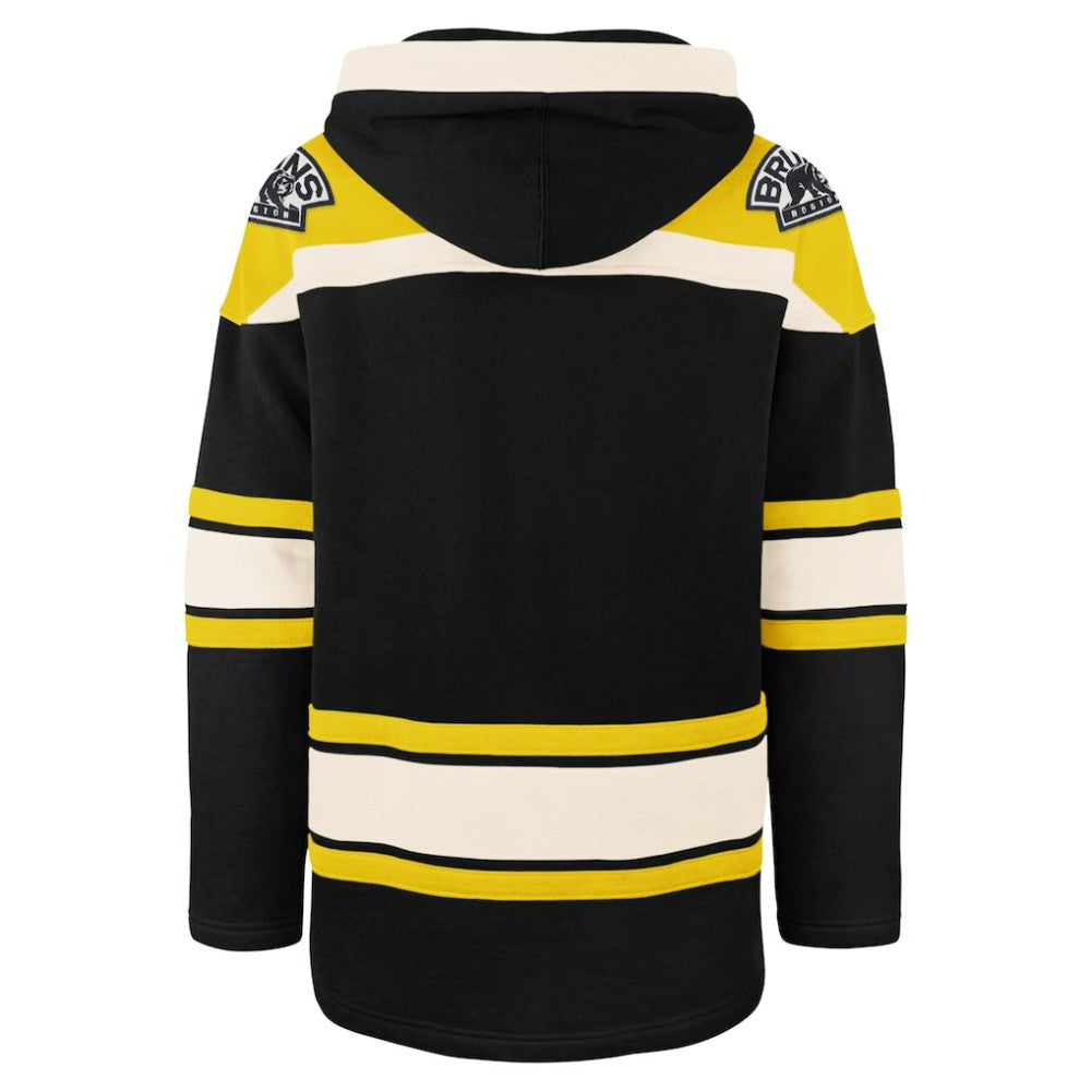 Boston Bruins '47 Big & Tall Superior Lacer Pullover Hoodie - Black - NHL